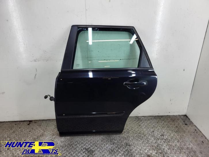 Portier LA zwart Volvo V50 ('04-'12), Auto-onderdelen, Carrosserie, Deur, Volvo, Achter, Links, Gebruikt, Ophalen of Verzenden