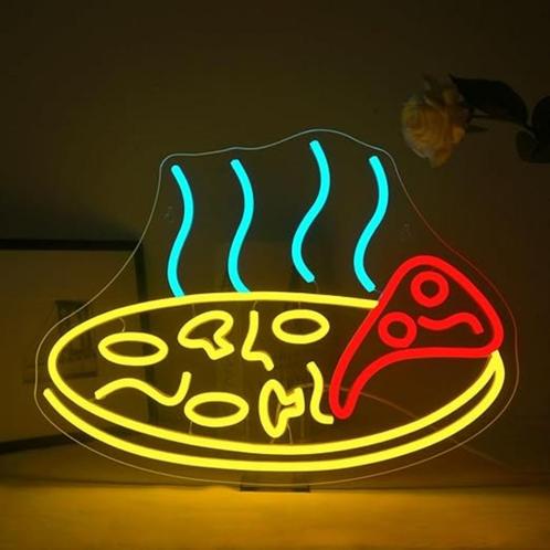 neonbord Pizza Neon Licht  SNELLE GRATIS LEVERING, Huis en Inrichting, Woonaccessoires | Wanddecoraties, Nieuw, Verzenden