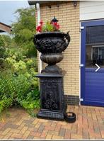 Gietijzeren tuinvaas, Tuin en Terras, Ophalen of Verzenden, Gebruikt