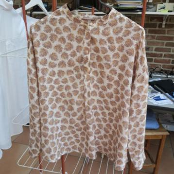 Blouse nieuw zijde print Hemisphere mt 44 beschikbaar voor biedingen
