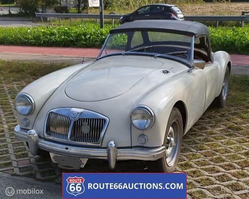 MG MGA Cabriolet 1959 | Route 66 Auctions, Auto's, Oldtimers, Bedrijf, Te koop, Open dak, MG, Benzine, Cabriolet, 2 deurs, Handgeschakeld
