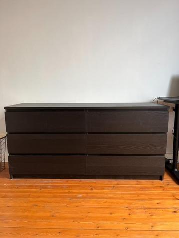 Commode MALM (Ikea) – 6 tiroirs – Bon état beschikbaar voor biedingen