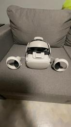 Meta quest 2 + acescoires, Games en Spelcomputers, Virtual Reality, Ophalen of Verzenden, Zo goed als nieuw, Controller