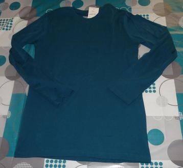 S small t-shirt lange mouwen appelblauwzeegroen nieuw etiket beschikbaar voor biedingen