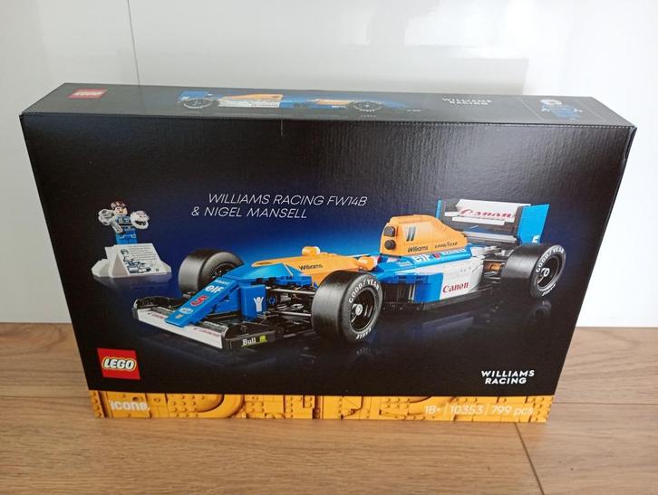 LEGO - 10353 - Williams Racing FW14B en Nigel Mansell, Kinderen en Baby's, Speelgoed | Duplo en Lego, Nieuw, Lego, Complete set