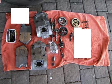 Flandria / Kreidler / Zundapp onderdelen oa tank, blokdelen beschikbaar voor biedingen