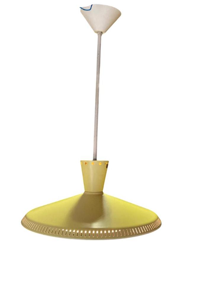 verlichting vintage, Huis en Inrichting, Lampen | Hanglampen, Zo goed als nieuw, 50 tot 75 cm, Kunststof, Metaal, Ophalen of Verzenden