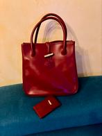 LONGCHAMP - VINTAGE - MODEL ROSEAU - Bordeauxkleur, Ophalen, Gebruikt