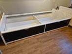 Eenpersoonsbed met laden (+ boxspring), Huis en Inrichting, Ophalen, Zo goed als nieuw