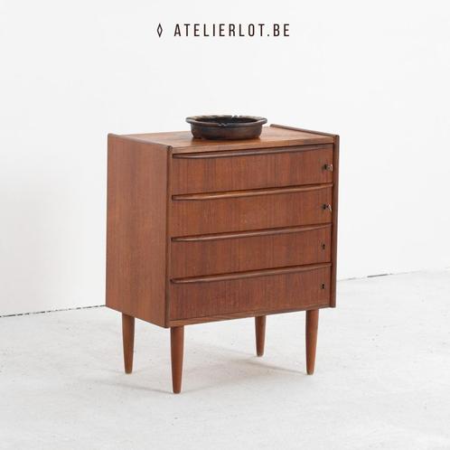 Vintage ladekast, Huis en Inrichting, Kasten | Ladekasten, Gebruikt, Minder dan 100 cm, 50 tot 100 cm, 25 tot 50 cm, 3 of 4 laden