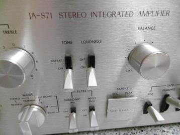 JVC JA-S71 geïntegreerde stereoversterker (1976) het werkt, Audio, Tv en Foto, Versterkers en Ontvangers, Ophalen, Gebruikt, Stereo