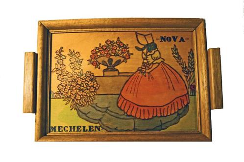 NOVA Mechelen  antiek/vintage dienbord, Antiquités & Art, Curiosités & Brocante, Enlèvement ou Envoi