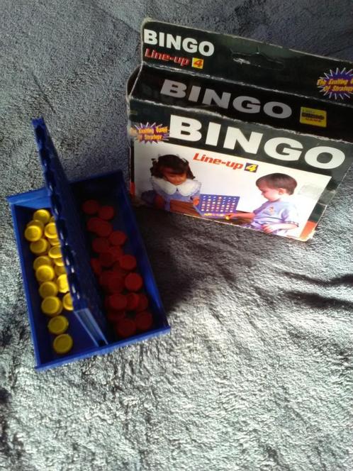 Line-up 4 Bingo reisspel, Hobby en Vrije tijd, Gezelschapsspellen | Overige, Gebruikt, Een of twee spelers, Ophalen of Verzenden