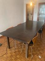 Massief houten kloostertafel, Huis en Inrichting, Tafels | Eettafels, Ophalen, 100 tot 150 cm, 200 cm of meer, Zo goed als nieuw