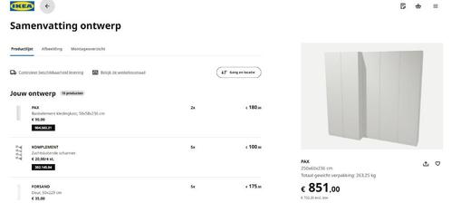 IKEA pax 4 kasten - gratis (twv 850 euro), Huis en Inrichting, Kasten | Kleerkasten, Gebruikt, Ophalen
