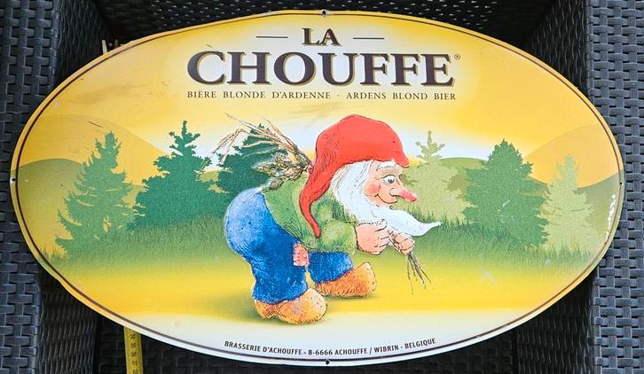 Chouffe publiciteitsbord ovaal
Dit is een ovalen, Verzamelen, Biermerken, Zo goed als nieuw, Ophalen of Verzenden