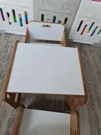 Kinder Tafel met twee stoelen, Ophalen of Verzenden, Zo goed als nieuw, Stoel(en)
