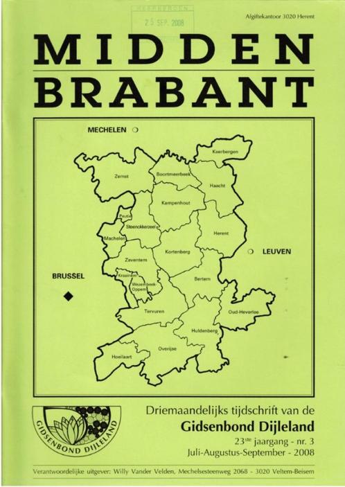 Midden Brabant Gidsenbond Dijleland 10st, Boeken, Tijdschriften en Kranten, Zo goed als nieuw, Overige typen, Ophalen of Verzenden