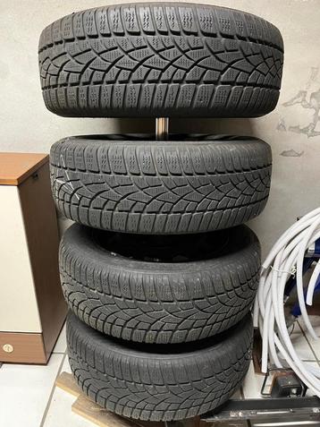 Winterbanden op stalen velg 195/60R15 beschikbaar voor biedingen