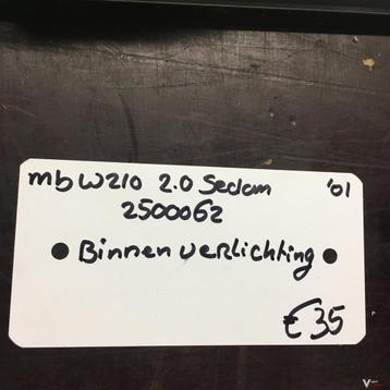 Mercedes W210 2001  sedan   2500062   Binnenverlichting beschikbaar voor biedingen