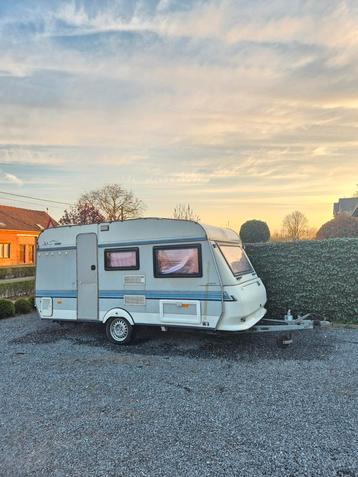 Hobby Caravan met voortent 4 personen, Caravans en Kamperen, Caravans, Particulier, Hobby