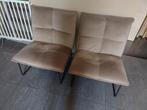 2 stoffen/dein zetels, Huis en Inrichting, Stoelen, Ophalen, Zo goed als nieuw
