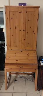 Bureau secretaire ikea pin massif, Enlèvement, Utilisé