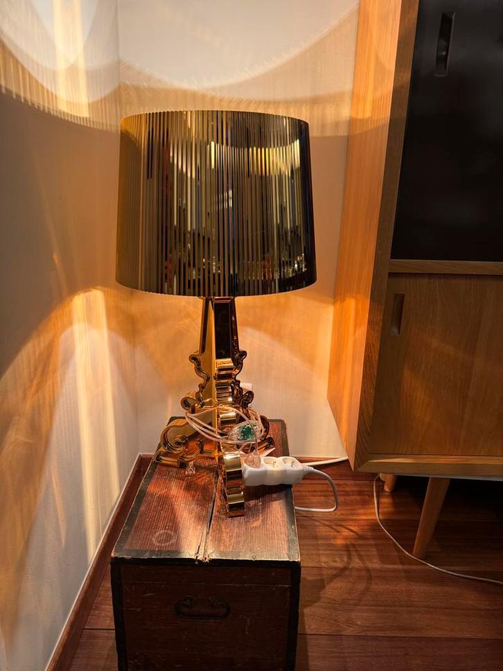 Kartell Bourgie Copper, Huis en Inrichting, Lampen | Tafellampen, Zo goed als nieuw, Ophalen