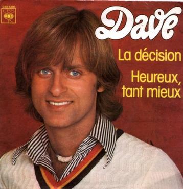 Set van 2 LP's in 45 toeren van DAVE, Cd's en Dvd's, Verzenden, 1960 tot 1980, Gebruikt, 10 inch