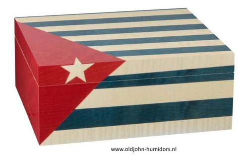 ADORINI HUMIDOR CUBA TE AMO MEDIUM DELUXE - CUBA VLAG   h160, Verzamelen, Rookartikelen, Aanstekers en Luciferdoosjes, Nieuw, Tabaksdoos of Verpakking