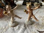 Porselein oude Putti met gouden bal, Antiek en Kunst, Ophalen of Verzenden