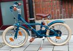 Blauwe kinderfiets B-Twin 18inch, Fietsen en Brommers, Ophalen, Zo goed als nieuw, 16 tot 20 inch, B-Twin