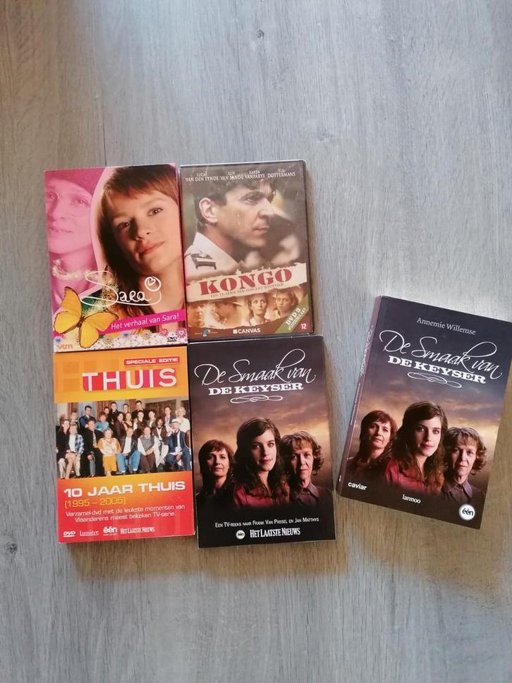 Lot DVD's Vlaamse serie's, Cd's en Dvd's, Dvd's | Tv en Series, Gebruikt, Actie en Avontuur, Vanaf 12 jaar, Ophalen of Verzenden