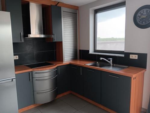 Keuken, Huis en Inrichting, Keuken | Complete keukens, Zo goed als nieuw, Hoekkeuken, Grijs, Hout, Ophalen