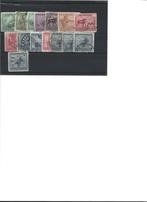 postzegels Belgisch Congo 118/131 en 134 gest, Affranchi, Enlèvement ou Envoi