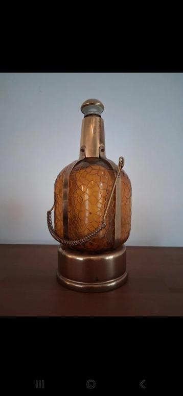 Bouteille à liqueur vintage/antique avec boîte à musique, Enlèvement