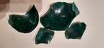 Malachite en 4 morceaux ~ 800gr, Minéral, Enlèvement