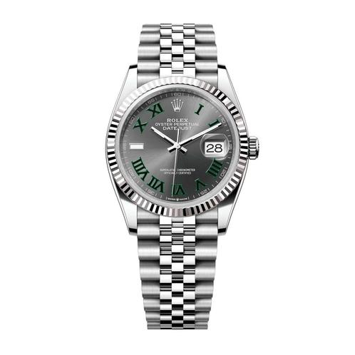 Rolex Datejust 36mm 126234 neuve - full set, Handtassen en Accessoires, Horloges | Heren, Zo goed als nieuw, Rolex, Ophalen