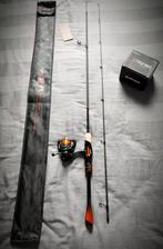 Canne "Solomon II" 198cm - 1/8gr + moulinet 800 + nylon, Enlèvement ou Envoi, Neuf, Ensemble complet