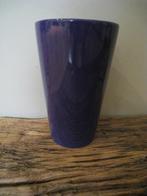 Purperen stenen vaas, binnen en buiten geglazuurd, Huis en Inrichting, Woonaccessoires | Vazen, Ophalen