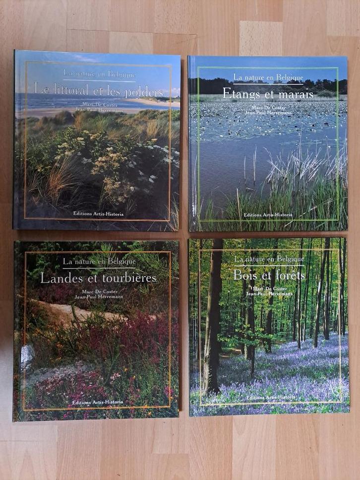 4 beaux Livres sur la Nature : Littoral, Bois, Landes, Etang, Boeken, Natuur, Nieuw, Ophalen of Verzenden