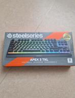 Steelseries 3 TKL avec boîte, Clavier gamer, Azerty, Comme neuf, Enlèvement