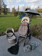 Joolz Day kinderwagen (elephant grey) met veel accessoires., Kinderen en Baby's, Kinderwagens en Combinaties, Gebruikt, Verstelbare duwstang