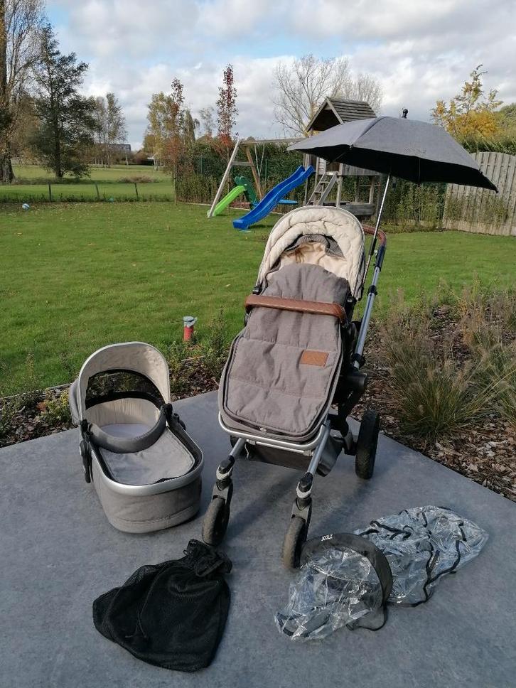 Joolz Day kinderwagen (elephant grey) met veel accessoires., Kinderen en Baby's, Kinderwagens en Combinaties, Gebruikt, Kinderwagen