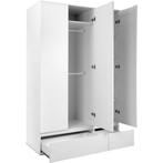 Kledingkast/kleerkasten voor volwassenenslaapkamer - Wit dec, Huis en Inrichting, Kasten | Kleerkasten, Ophalen, Overige materialen