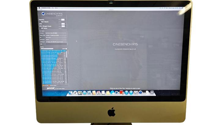 Imac 24 inch 2008 Core 2 Duo ATI GPU goede staat, Computers en Software, Apple Desktops, Gebruikt, iMac, HDD, 2 tot 3 Ghz, 4 GB
