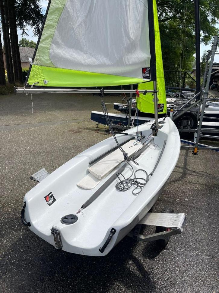 Topper Topaz Taz jeugdzeilboot, Watersport en Boten, Open zeilboten, Gebruikt, Overige typen, Minder dan 3 meter, Overige materialen