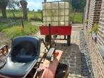 aanhangwagen voor mini tractor of quad kan kippen en geremd, Ophalen of Verzenden