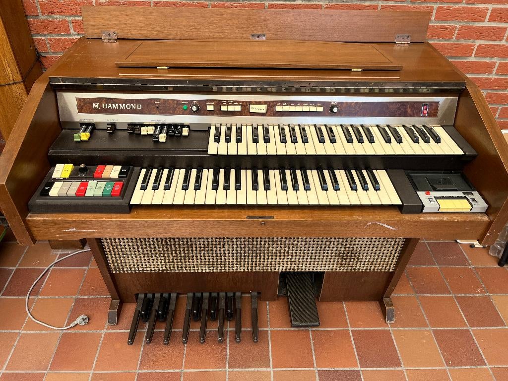 Hammond orgel / gratis, Musique & Instruments, Orgues, Utilisé, Orgue, 2 claviers, Enlèvement