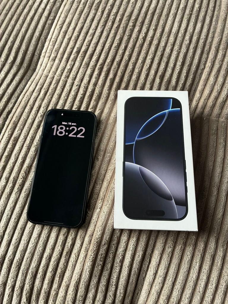 iPhone 16Pro 256G, Telecommunicatie, Mobiele telefoons | Apple iPhone, Zo goed als nieuw, iPhone 16, Zwart, Ophalen